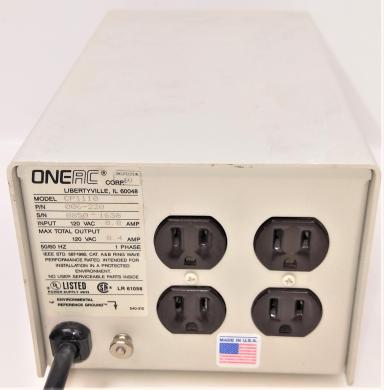 OneAC CP1110 Power Conditioner-cover