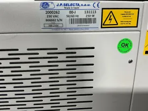 J.P Selecta INCUBAT Benchtop Laboratory Incubator with Stainless Steel Interior, 5 of 5
