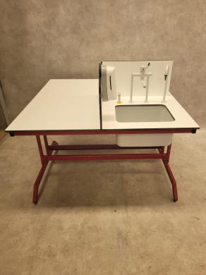 Drefa Free-standing Sink Table 1500x1500x900 mm for Laboratory Use-cover