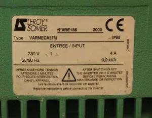 Varmeca Gear Pump Model 37M, 3 of 3