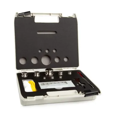Radwag F2 Mass Standard - Knob Weights With Adjustment Chamber, Set (1 mg - 500 g), Plastic Box