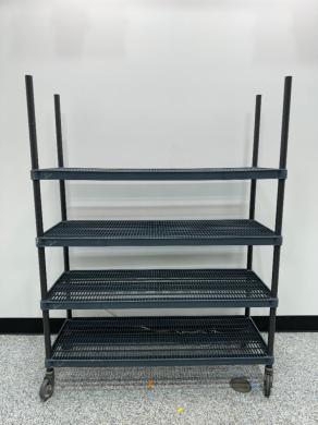 Metro 5-foot Plastic Portable Shelving Unit for Laboratory Storage-cover
