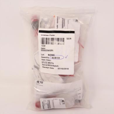 TE Connectivity D38999/26WA98PA Circular MIL-SPEC 9-Pin Plug Connector Panel Mount-cover