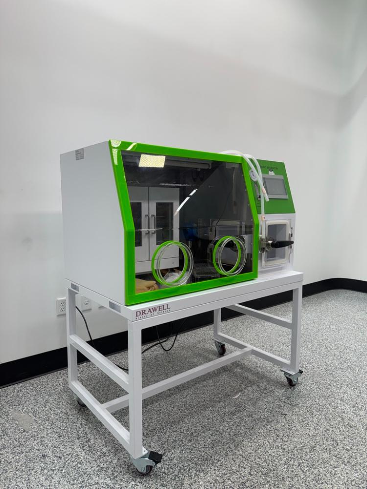 Drawell Anaerobic Incubator with Touchscreen Control and Mobile Stand