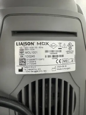 DiaSorin Liaison MDX MOL1001 Real-Time PCR Thermocycler for Molecular Diagnostics