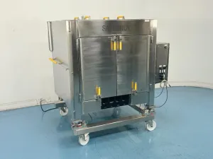 Sartorius 1000L Stainless Steel Jacketed Palletank for Bioprocessing Applications, 2 of 4