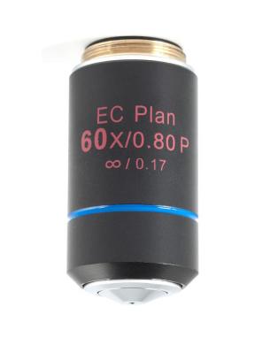 MOTIC EC Plan 60X Strain-Free Microscope Objective Lens (Model 1101001703981)-cover