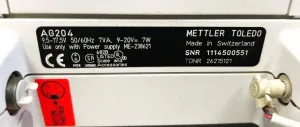 Mettler Toledo AG204 Analytical Balance with 210g Capacity and 0.0001g Readability, 6 of 6