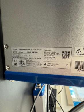 Genesis BPS Rapid Seal II SE640 Laboratory Tube Sealer-cover