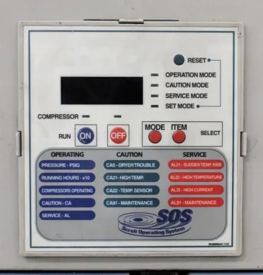 Powerex SEQ200720E CSLP-150E-S2 Oil-Free Scroll Air Compressor 116 PSI Max 58.8 SCFM