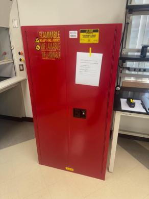 ULINE H-1565S-R 60 Gallon Flammable Liquid Storage Cabinet-cover