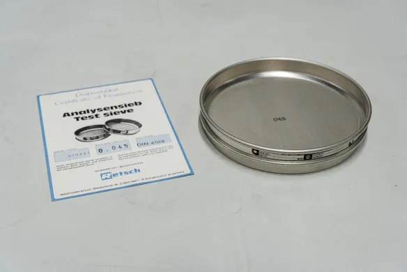 Retsch 45 Mu Stainless Steel Analysis Sieve, 450 µm Mesh