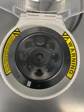 Corning Mini Centrifuge Microcentrifuge with 6-Place Rotor and Clear Lid-cover