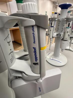 Eppendorf Research Plus Single Channel Pipettes and Stand-cover