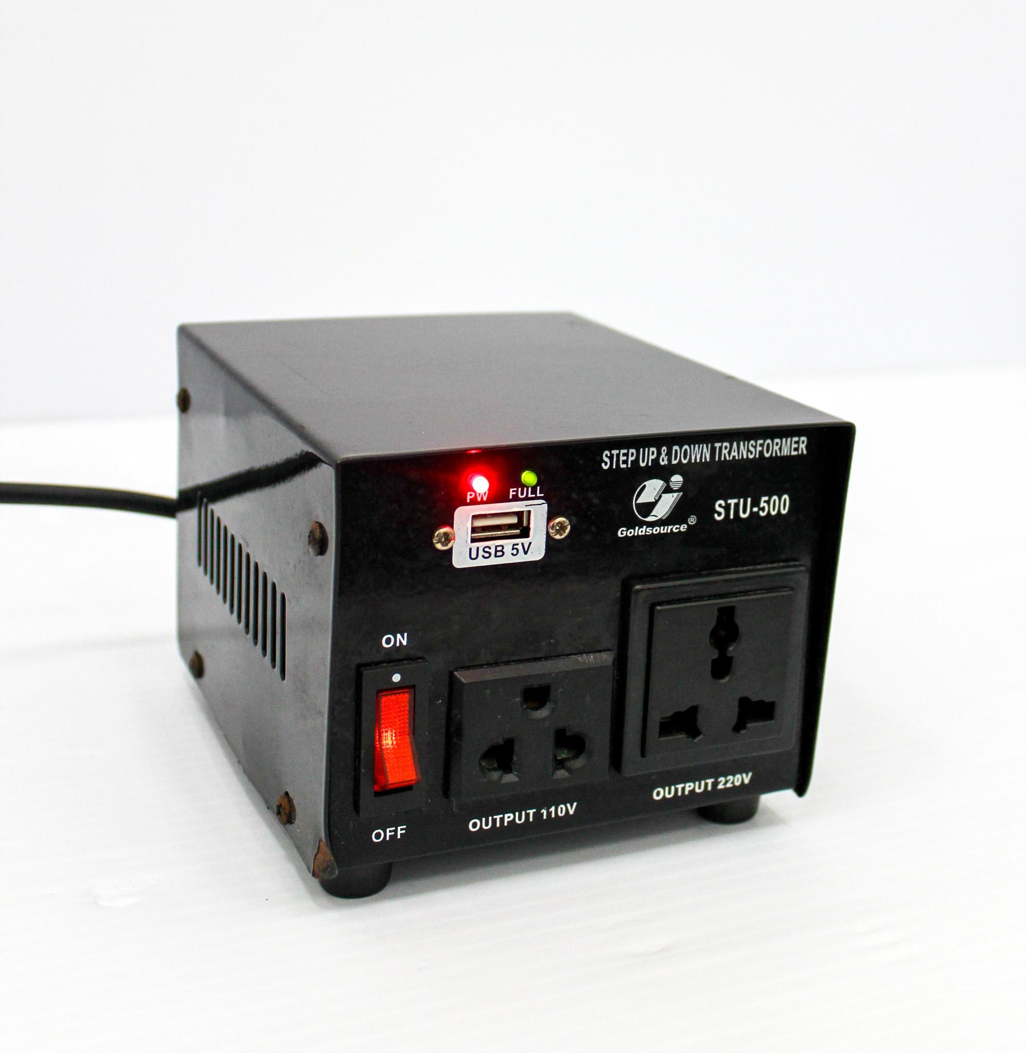 Goldsource STU-500 500W Heavy-Duty Step-Up Down Voltage Transformer for Industrial and Laboratory Use