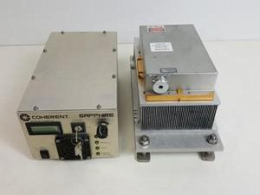 Coherent Sapphire 488-200 CDRH Laser with CDRH HP Controller Lab-cover