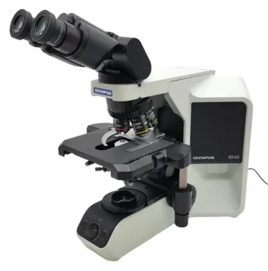 Olympus BX43 LED Microscope with Apochromatic Objectives and Tilting Head