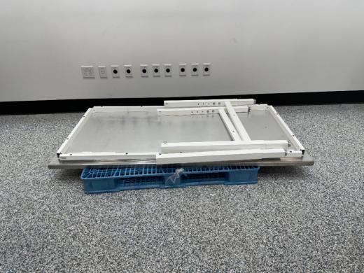 Fisher Scientific 6-Foot Stationary Metal Laboratory Workbench Table-cover