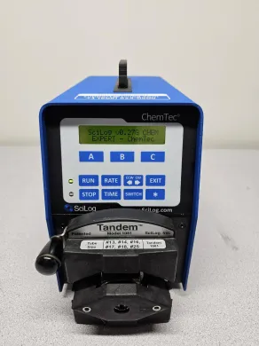SciLog ChemTec Programmable Peristaltic Pump with Tandem 1081 Head for Bioreactor Applications