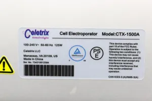 Celetrix CTX-1500A Cell Electroporator for 20-200 µl Tubes, 9 of 11