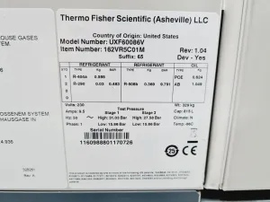 Thermo Scientific Revco UXF Ultra Low Temperature Freezer for Biomedical Storage, 6 of 20