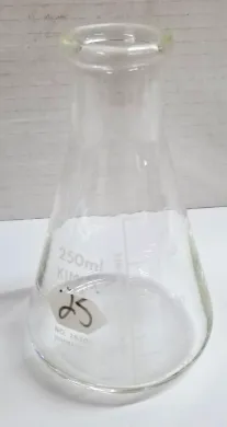 Corning PYREX 4980 Narrow-Mouth 250mL Erlenmeyer Flask with Heavy Duty Rim