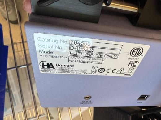 Harvard Apparatus Pump 11 Elite Precision Syringe Pump for Controlled Infusion-cover