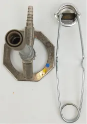 Humboldt H-6220 Noiseless Bunsen Burner with Flint Starter, 2 of 6