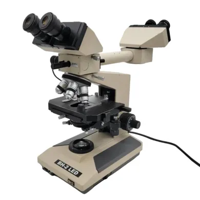Olympus BH-2 LED Brightfield Pathology Microscope with Dual Viewing and Front to Back Pointer Bridge