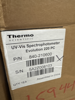 Thermo Scientific Evolution 220 UV-Visible Spectrophotometer with Computer and Software-cover