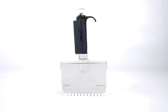 Rainin Pipet-Lite L300 30–300 µL LTS 12-Channel Manual Pipette