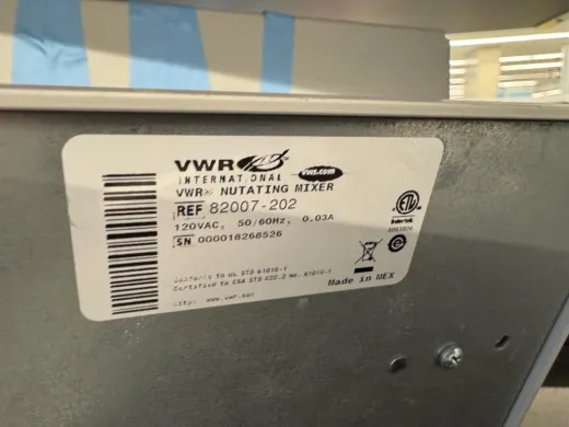 VWR Nutating Mixer Model 82007-202 for Gentle Laboratory Sample Mixing