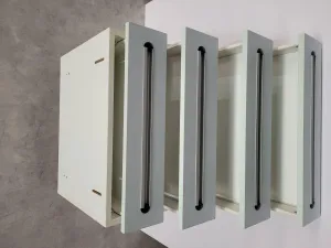 Interfurn 4 Drawer Cabinet, Light Blue, 600, 2 of 2