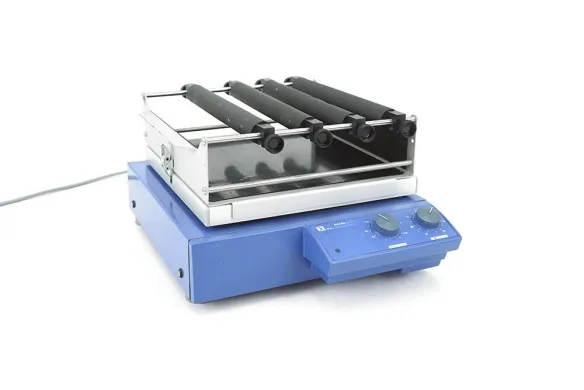 IKA HS 250 B Horizontal Reciprocating Laboratory Shaker with AS 1.9 Attachment, 0–500 rpm