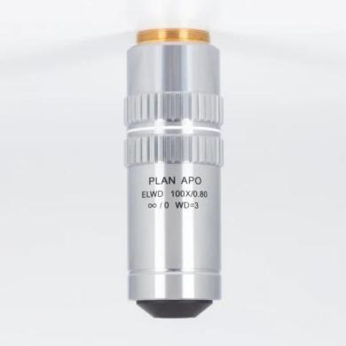 Motic Plan Apochromat ELWD PLAN APO 100X/0.800 Microscope Objective Lens (WD=3mm)-cover