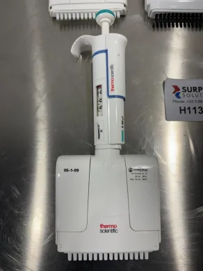 Thermo Scientific Finnpipette F1 Electronic Multichannel Pipettes Set (5–50 µl, 1–10 µl, 125 µl)