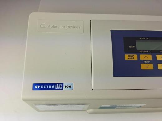 Molecular Devices SpectraMAX 190 Absorbance Microplate Reader-cover