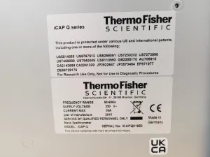 ThermoFisher Scientific iCAP Q Quadrupole ICP Mass Spectrometer for Trace Element Analysis, 3 of 12