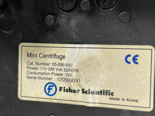 Fisher Scientific Micro Centrifuge with Transparent Lid for Rapid Sample Processing-cover