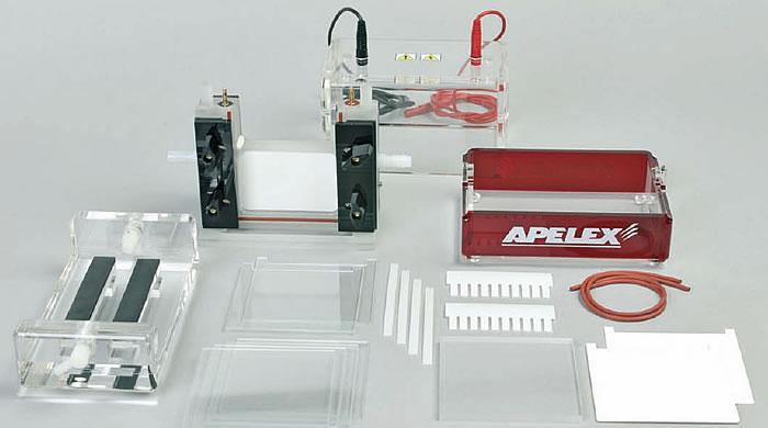 MiniVertigel 2 APELEX for 2 gels 0.8mm 10 x 10cm-cover
