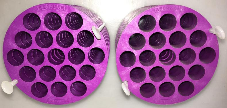 Beckman 341939 Centrifuge Tube Adapter for 19 x 12mL Tubes (Set of 2)-cover