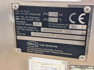 Pall Allegro 1/2" Single Use TFF System, 11 of 17