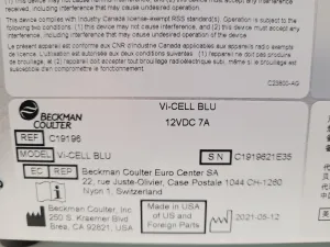 Beckman Coulter Vi-CELL BLU Automated Cell Viability Analyzer, 16 of 21