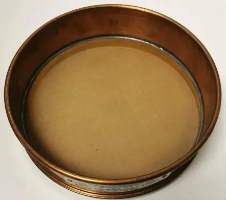 Tyler #80 Brass 8" Full-Height Sieve with 180 μm Aperture