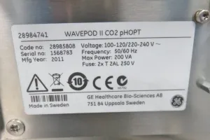 GE Wave Bioreactor 2050EHT with Integrated Wavepod II Controller for Controlled Cell Culture, 23 of 24