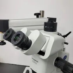 Olympus SZX16 Stereo Microscope with Tilting Trinocular Head and Articulating Arm Boom Stand, 5 of 6