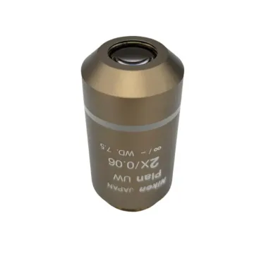 Nikon Plan UW 2X Microscope Objective, Ultra Wide, Part No. MRL00022