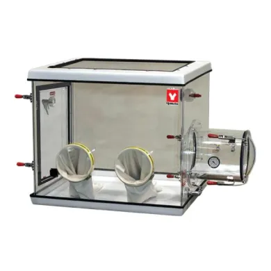 Yamato Compact Glove Box SG-835 with Transfer Chamber and Flat Side Access Door