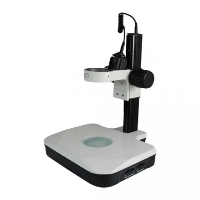 Munday Microscope Track Stand with 76mm Coarse Focus Rack and Dual Illumination