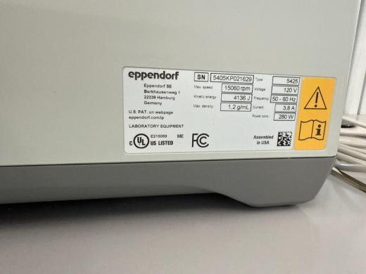 Eppendorf 5425 Benchtop Microcentrifuge with FA-24x2 Rotor-cover